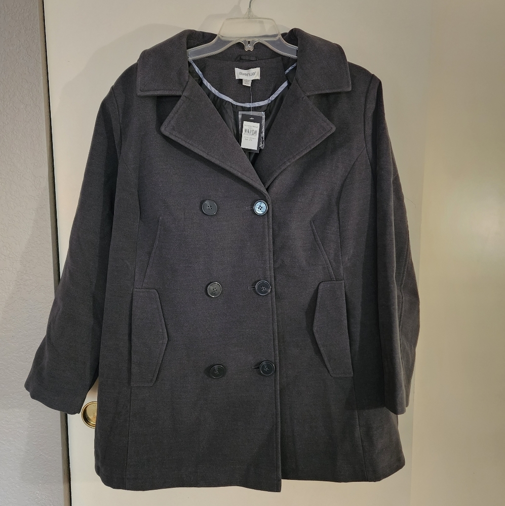 Ladies Pea Coat Plus Size